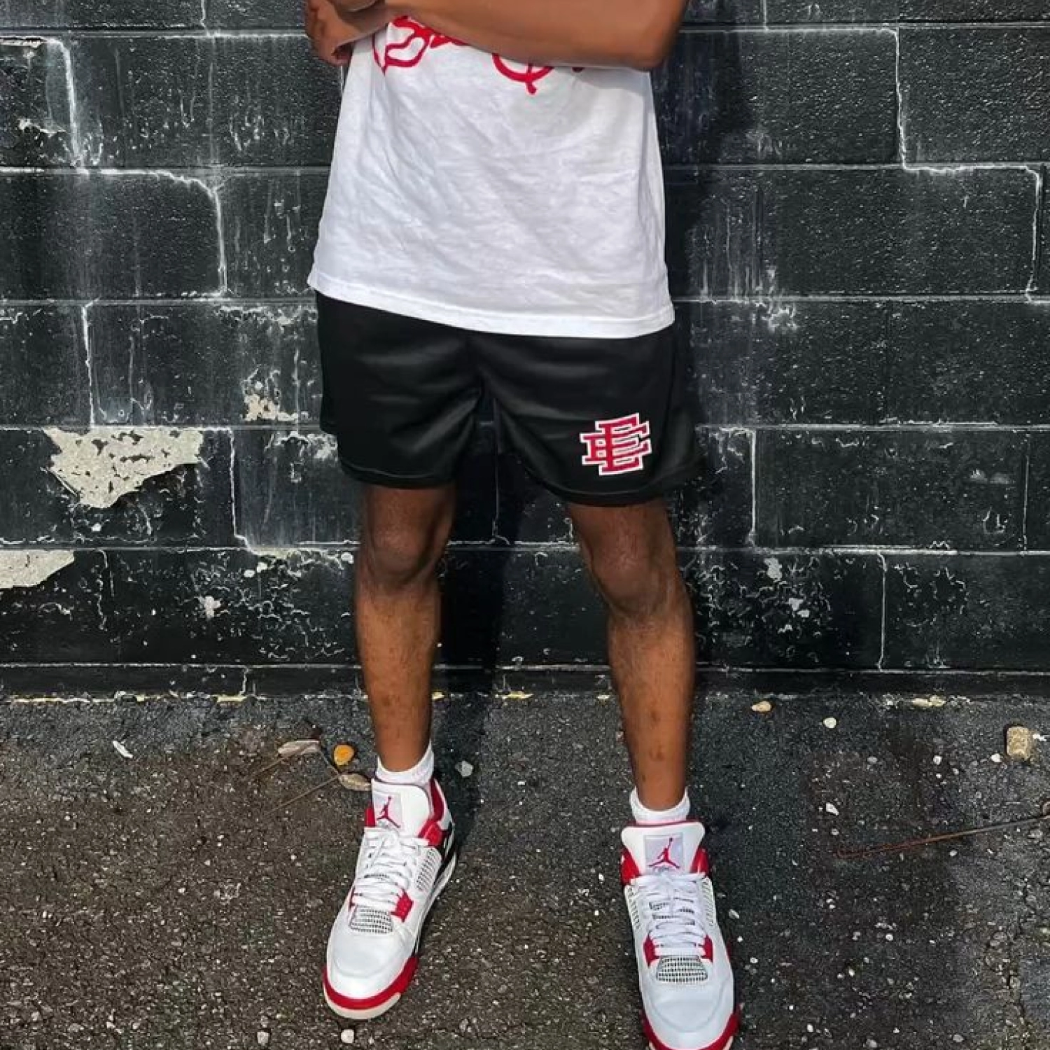 Eric Emanuel EE Basic Short Black/Varsity Red alternate view
